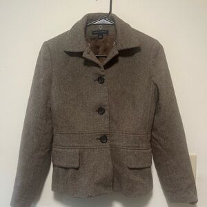 Brown Chevron Blazer